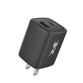 AmpNergy PowerSurge 20 Fast Dual - Port Charger w/ Foldable PlugMyBat Pro